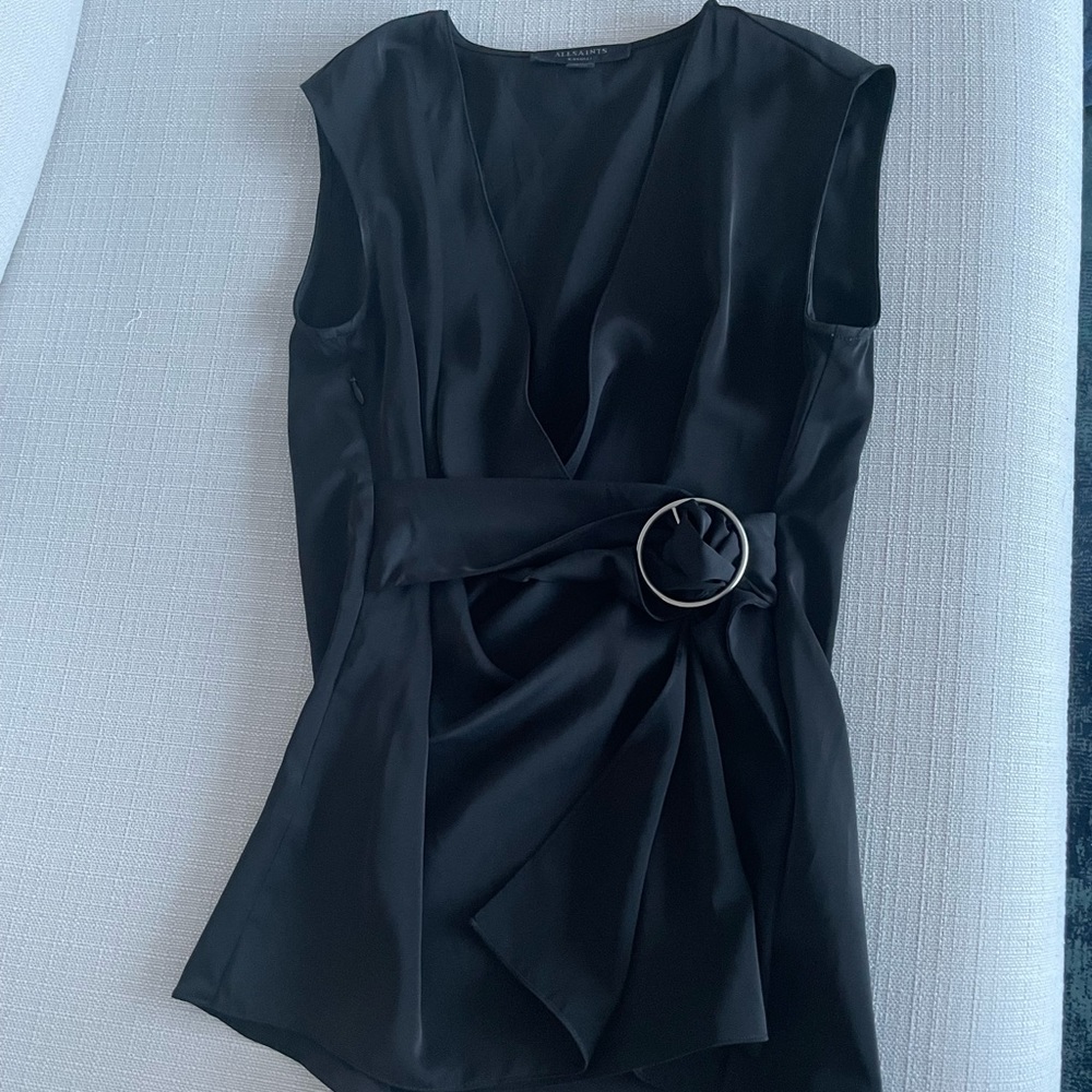 Allsaints black XS blouse